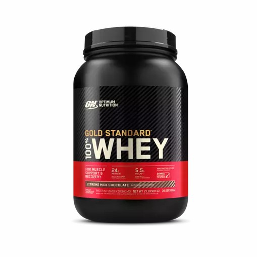 Optimum Nutrition GOLD STANDARD 100% WHEY™ Extreme Milk Chocolate 2 lb (28 Servings) España | YNOI-57241