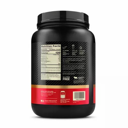 Optimum Nutrition GOLD STANDARD 100% WHEY™ French Vainilla Creme 1.5 lb (22 Servings) España | CXZE-47502