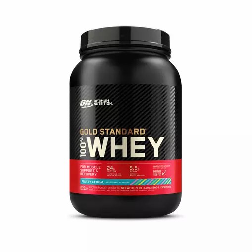 Optimum Nutrition GOLD STANDARD 100% WHEY™ Fruity Cereal 2 lb (29 Servings) España | FYGH-73965