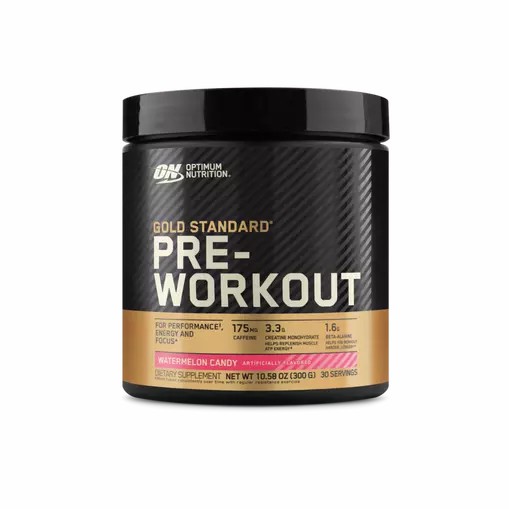 Optimum Nutrition GOLD STANDARD® Pre-Workout Watermelon 0.66 lb (30 Servings) España | SBFU-96483