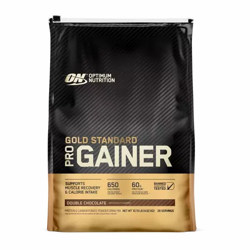 Optimum Nutrition GOLD STANDARD® Pro Gainer Double Chocolate 10.19 lb (28 Servings) España | RTIE-10287