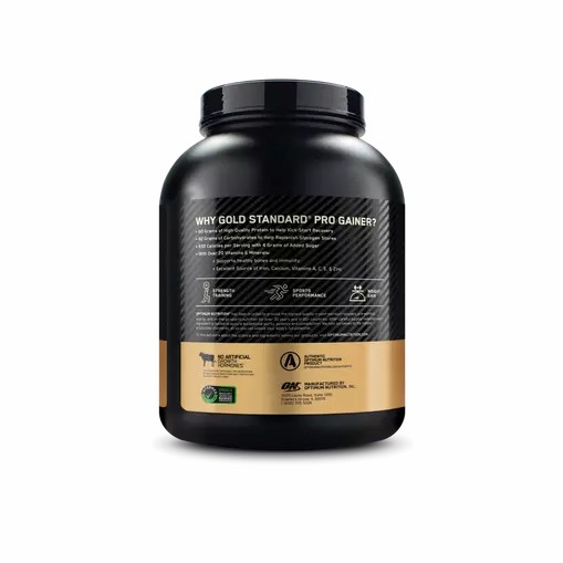 Optimum Nutrition GOLD STANDARD® Pro Gainer Vainilla Custard 5.09 lb (14 Servings) España | FZCG-15870