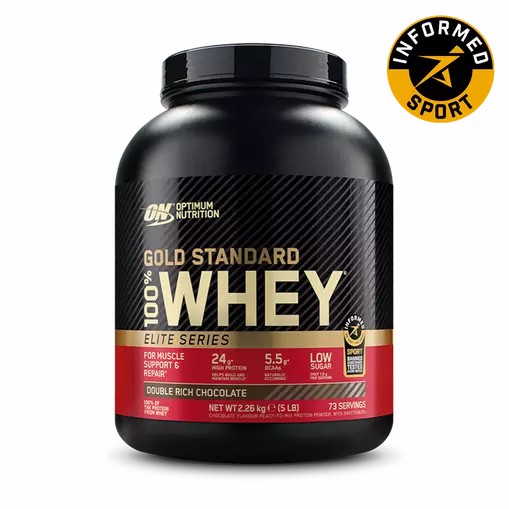 Optimum Nutrition Gold Standard 100% Whey - Elite Series Double Rich Chocolate 2.27 kg (74) España | FIZR-06793