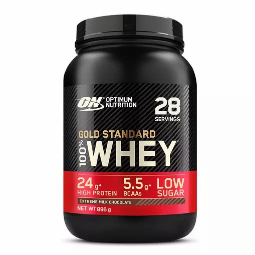 Optimum Nutrition Gold Standard 100% Whey Proteina Extreme Milk Chocolate 896 grams (28 Servings) España | VIGU-35709