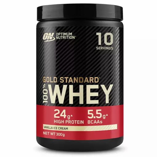 Optimum Nutrition Gold Standard 100% Whey Proteina Vainilla Ice Cream 300 grams (10 Servings) España | SVDY-58097