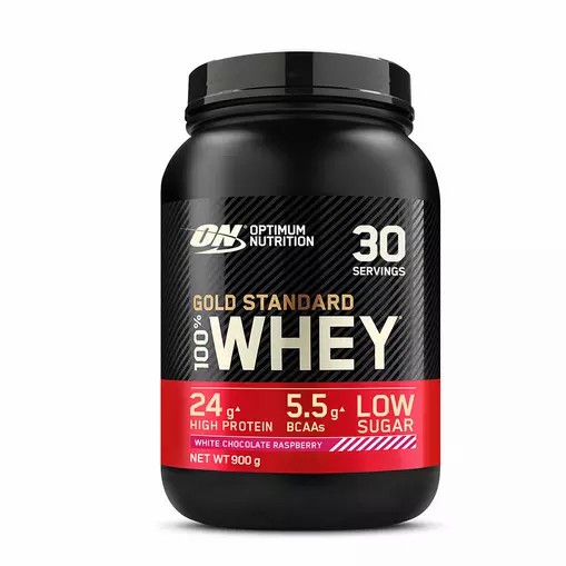 Optimum Nutrition Gold Standard 100% Whey Proteina White Chocolate Raspberry 900 grams (30 Servings) España | ANPS-90152