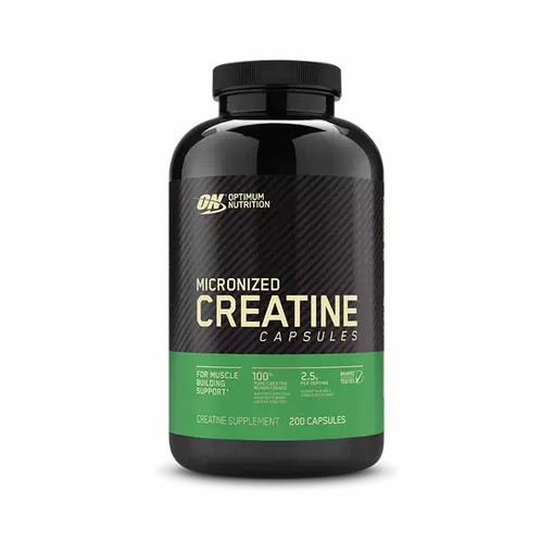 Optimum Nutrition Micronized Creatine Capsules 200 Capsules (100 Servings) España | QISO-29706