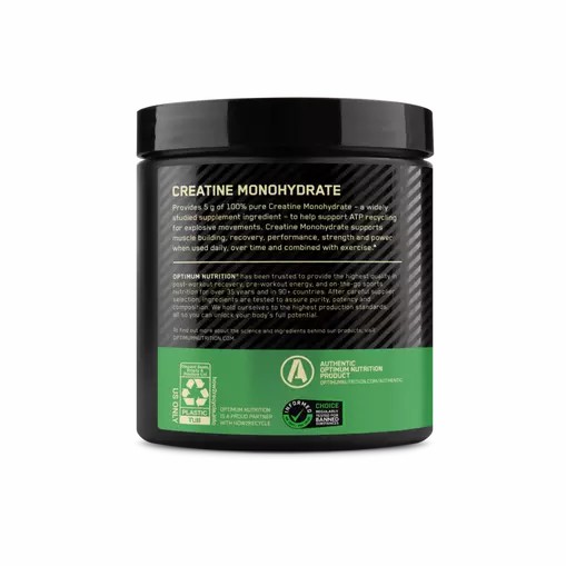 Optimum Nutrition Micronized Creatine Powder Unflavored 0.66 lb (60 Servings) España | ZHJG-09185