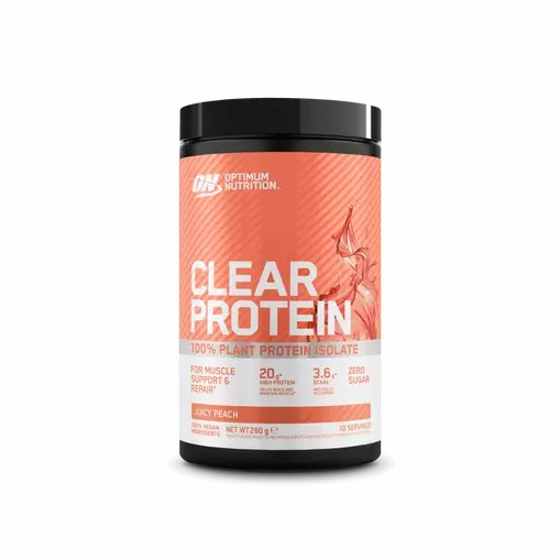 Optimum Nutrition ON Clear Protein 100% Plant Protein Isolate Juicy Peach 280 grams (10 Servings) España | GMOW-72409