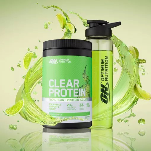 Optimum Nutrition ON Clear Protein 100% Plant Protein Isolate Lime Sorbet 280 grams (10 Servings) España | ZTCP-63425