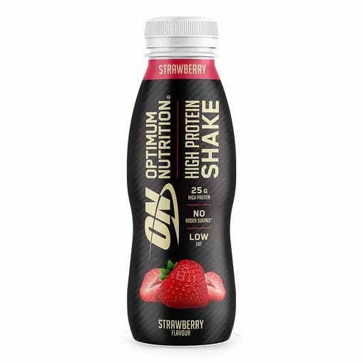 Optimum Nutrition Optimum Protein Shake Strawberry 330 ml (1 bottles) España | YOQR-53428