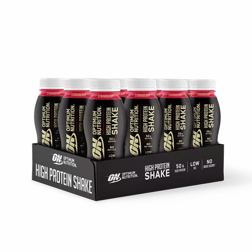 Optimum Nutrition Optimum Protein Shake Strawberry 6000 ml (12 bottles) España | MUTC-04527