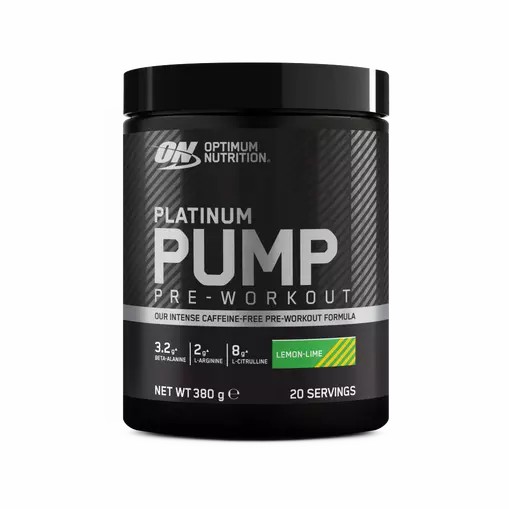 Optimum Nutrition Platinum Pump Pre-workout Lemon Lime 380 grams (20 Servings) España | HBWR-83264