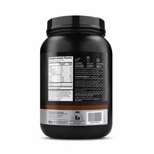 Optimum Nutrition Platinum Rebuild Dark Chocolate 1.67 lb (20 Servings) España | ZIKD-70345