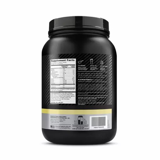 Optimum Nutrition Platinum Rebuild Vainilla Buttercream 1.63 lb (20 Servings) España | MRYF-63475