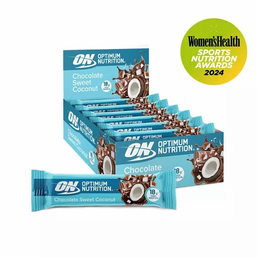 Optimum Nutrition Protein Bar Chocolate Sweet Coconut 720 grams (12 Bars) España | HAKJ-61254