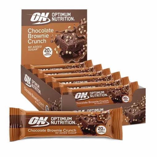 Optimum Nutrition Protein Bar Chocolate Brownie Crunch 650 grams (10 Bars) España | TSOY-87560