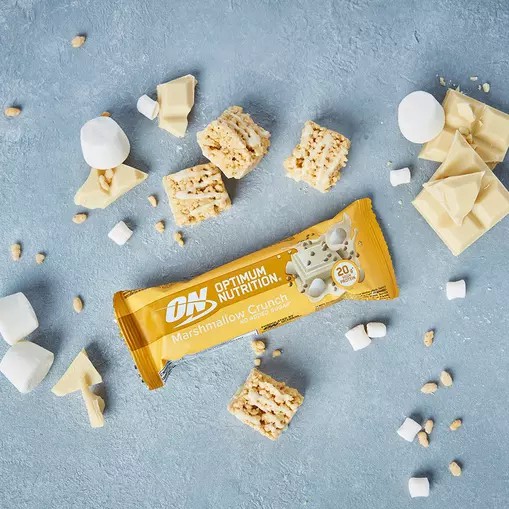 Optimum Nutrition Protein Bar Marshmallow Crunch 65 grams (1 bars) España | QXGU-97086