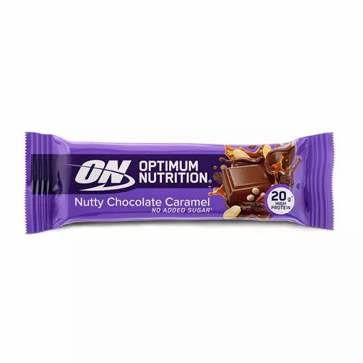 Optimum Nutrition Protein Bar Nutty Chocolate Caramel 70 grams (1 Bars) España | MQLE-71458