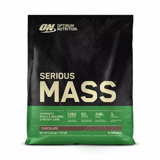 Optimum Nutrition Serious Mass Gainer Chocolate 5.45 kg (16 Servings) España | YCDN-49678