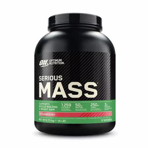 Optimum Nutrition Serious Mass Gainer Strawberry 2.73 kg (8 Servings) España | XFET-18364