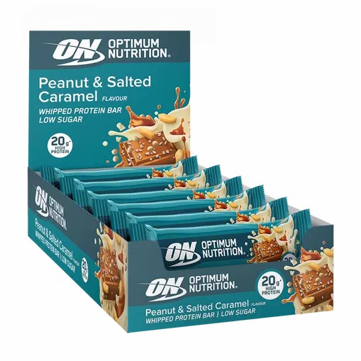 Optimum Nutrition Whipped Protein Bar Peanut And Salted Caramel 600 grams (10 Bars) España | MQHB-28369